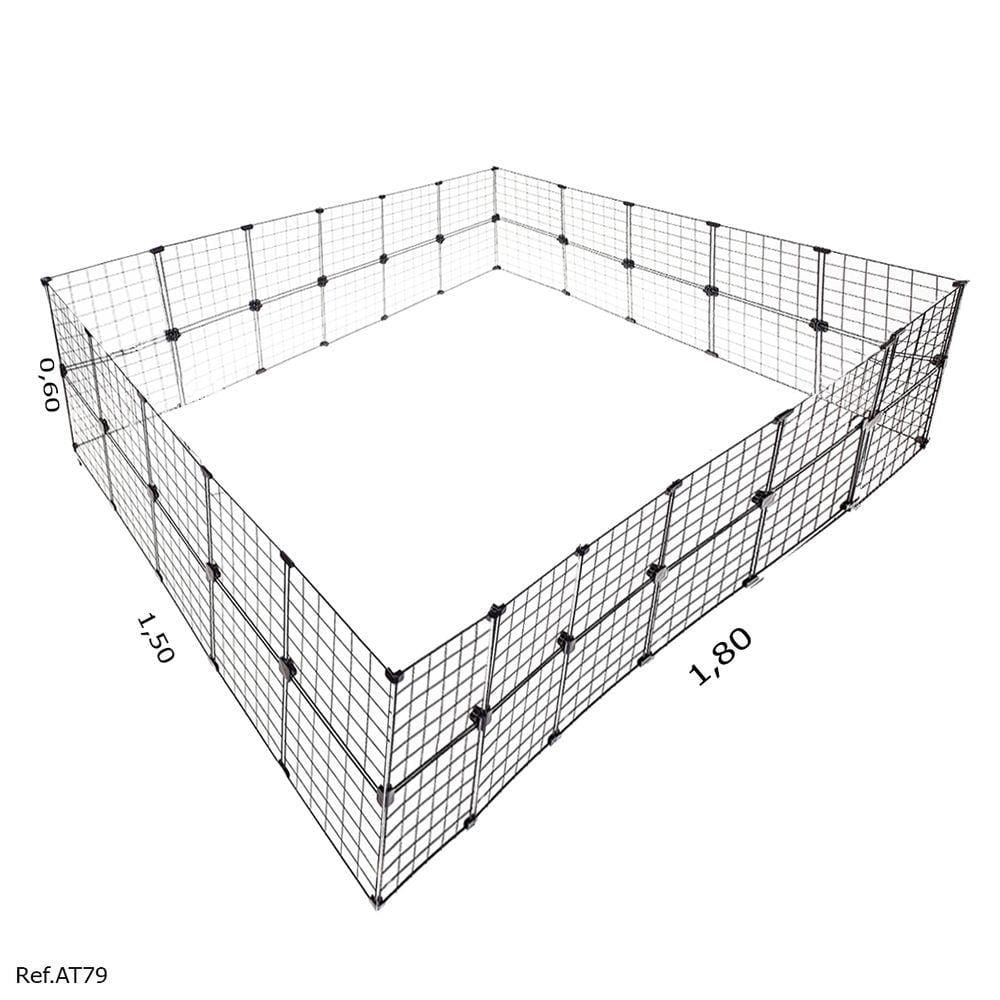 Cercadinho Para Pet Tela Aramada 1,50 X 1,80 X 0,60
