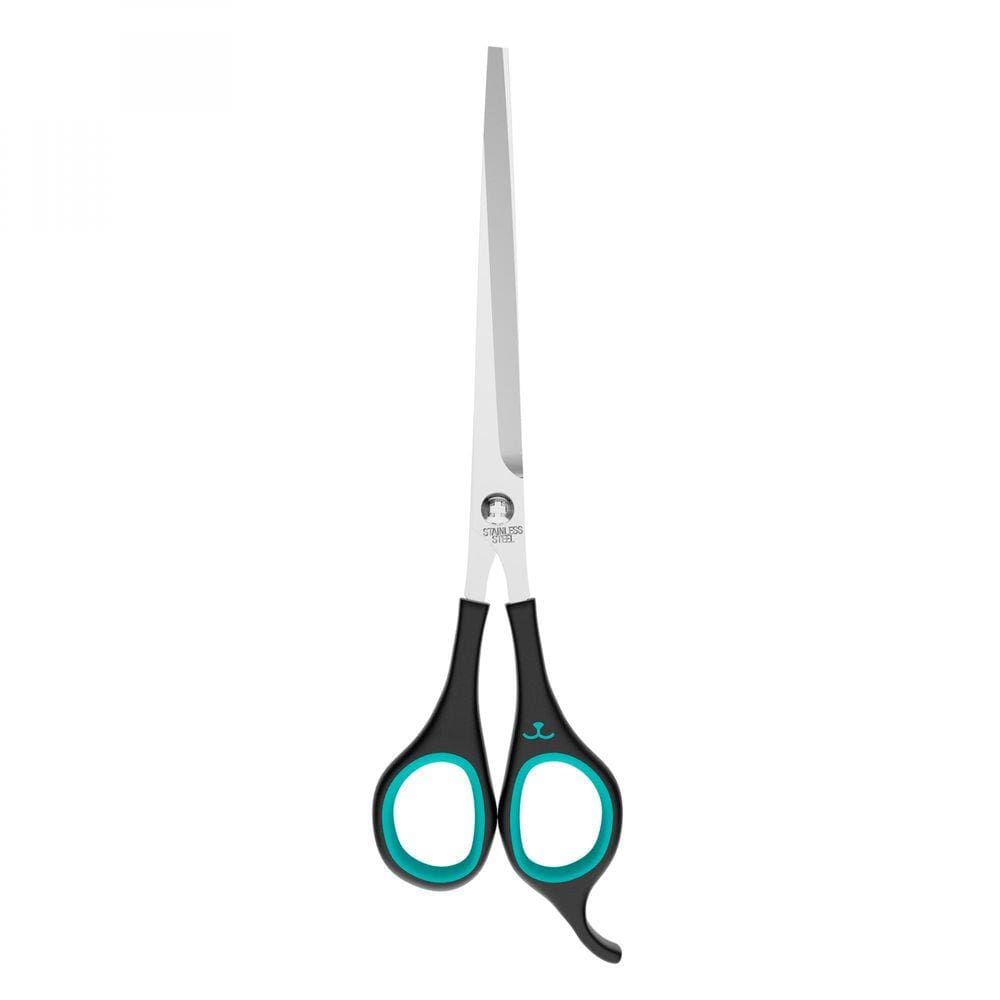 Tesoura Semiprofissional Reta para Tosa 7,5" Azul Propetz