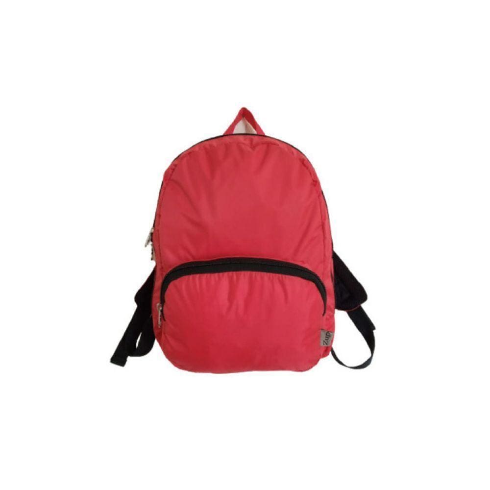 Mochila Feminina de Nylon Emborrachado Impermeavel Vermelho