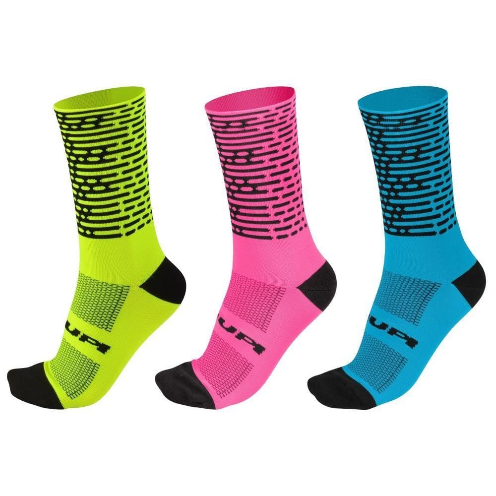 Kit Meias HUPI Biometria 03 Pares para Corrida e Bike
