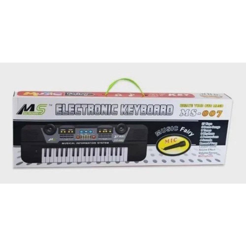 Teclado Infantil Musical Piano Brinquedo Iniciante 37 Teclas Com