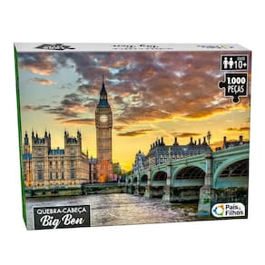 Quebra-Cabeça Big Ben 1000 Peças Pais e Filhos