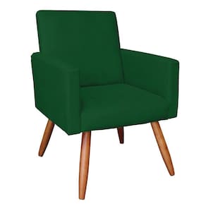 Poltrona Larissa Verde Castanho