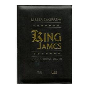 Bíblia Sagrada Edição De Estudo 400 Anos Preta- King James