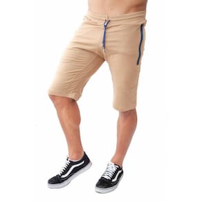 Bermuda Moletom Masculino Bolso C/ Ziper Confortavel M40