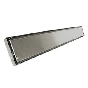Ralo Invisivel Linear Anti Odor Aço Inox Tampa Escovada Banheiro 58x8 Canto