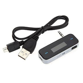Transmissor De Fm Portatil Para Celular Notbook Pc Audio Tv