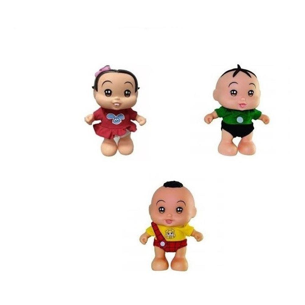 Coleção Turma Da Mônica Baby Mônica Cascão Cebolinha Vinil