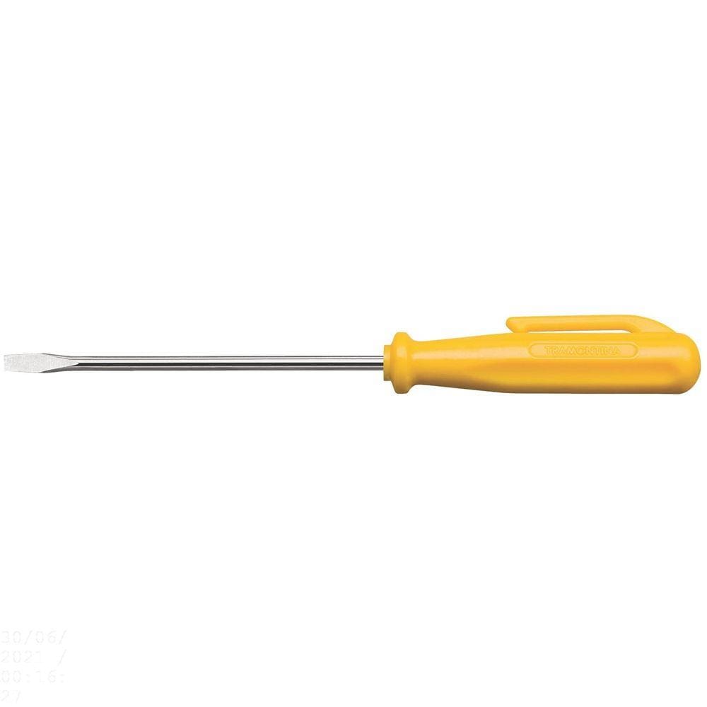 Chave de Fenda Clipe Tramontina Yellow com Ponta Chata 1/8x3&quot; Tramontina
