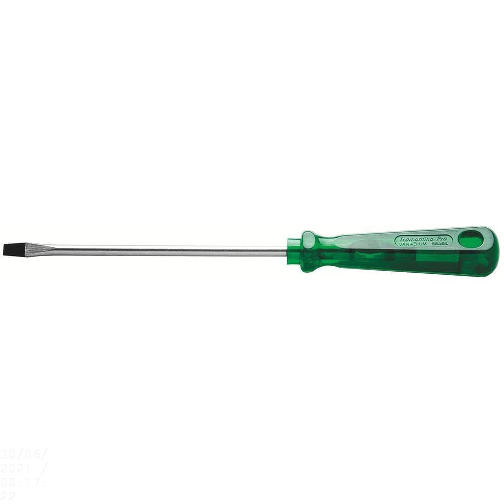 Chave de Fenda Ponta Chata em Aço Cromo Vanádio 3x100 mm (1/8x4”) Tramontina PRO Tramontina