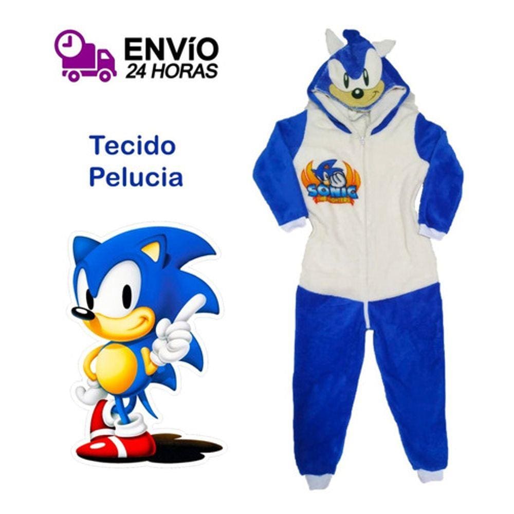 Fantasia Do Sonic Infantil