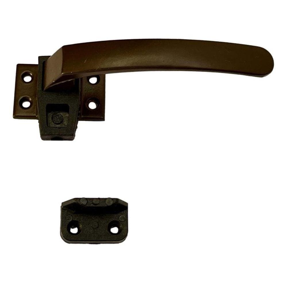 Fecho Gatilho para Janela Max Ar ou Basculante (20un) Marrom