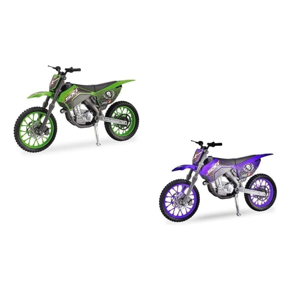 Moto cross Infantil pro tork Branco Usual Brinquedos 388