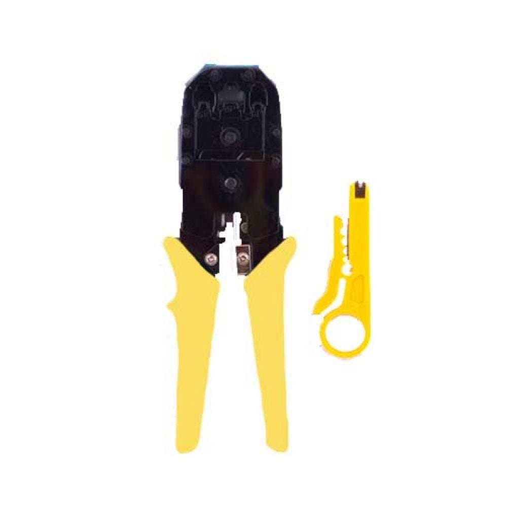 Alicate Crimpagem Rj45/Rj12/Rj11 C/ Desencapador Hayom Ai1003