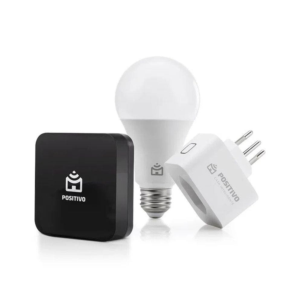 Kit Casa Conectada Positivo 11165232 Branco/Preto