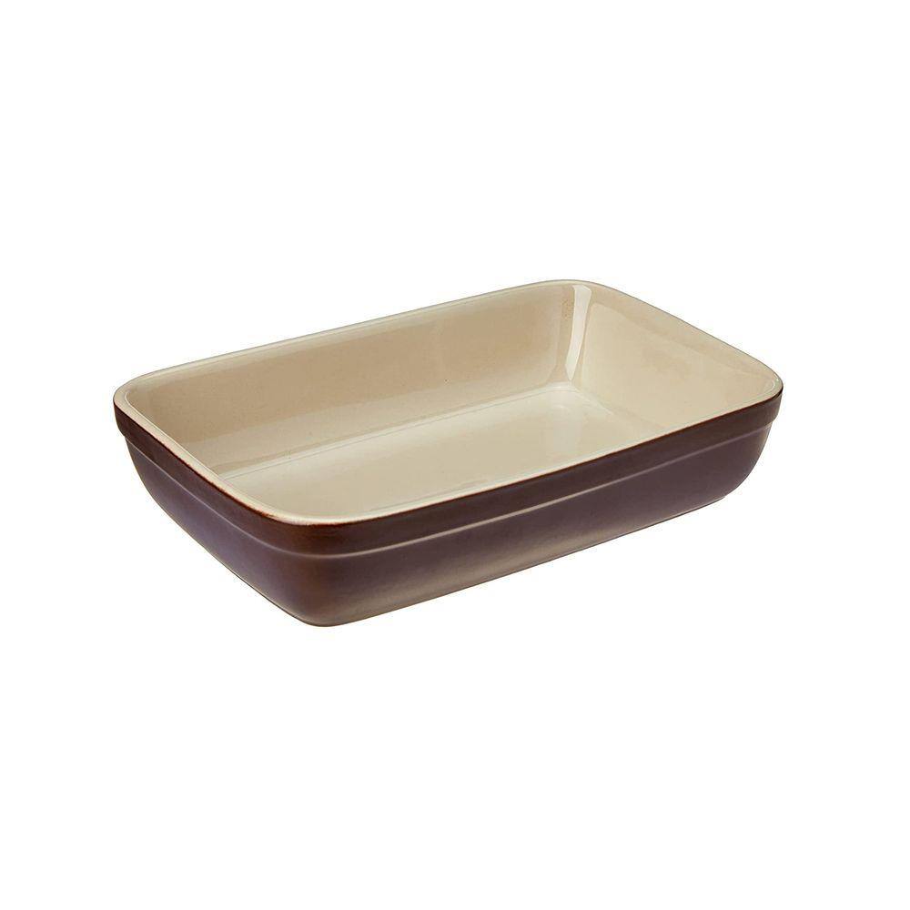 Travessa refratária marrom 29 cm hauskraft trtm031mr