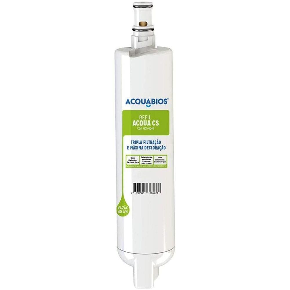 Refil para Purificador Acquabios Acqua CS 30/34/35 Consul 1005-0046