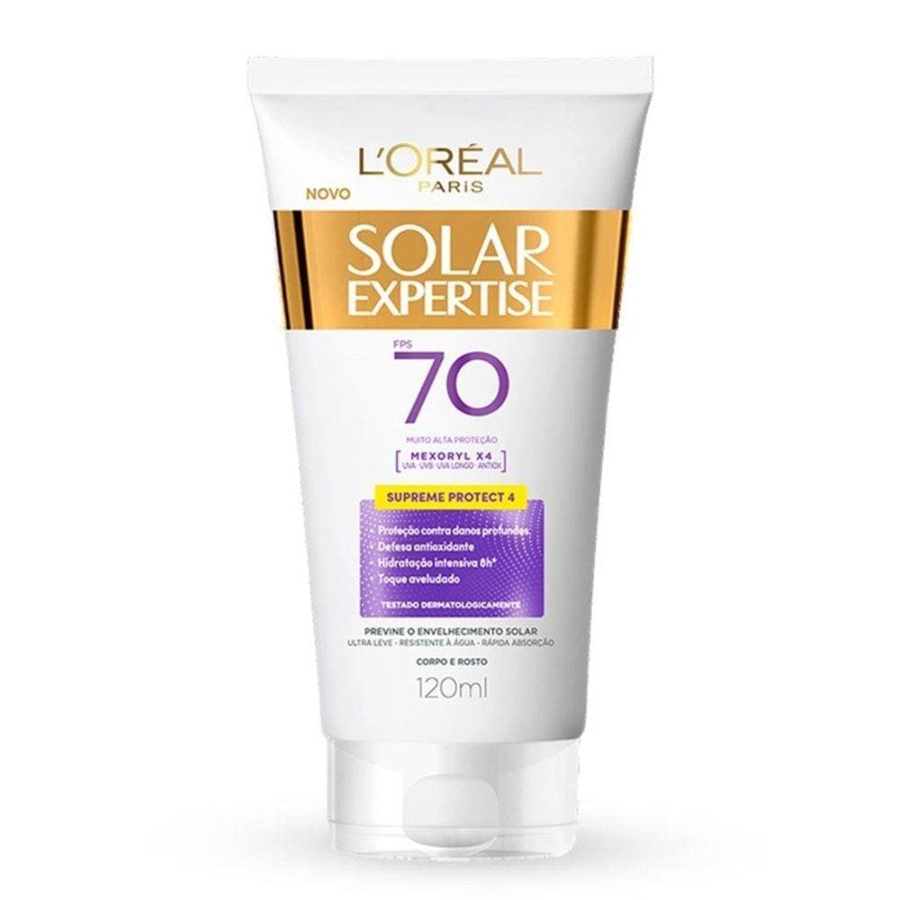 Protetor Solar L`oréal Expertise Supreme Protect 4 FPS 70 120ml