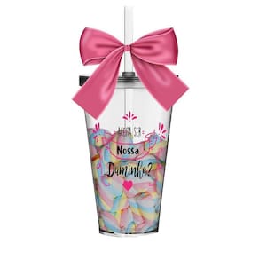 Copo Lembrancinha Daminha Acrílico Rosa