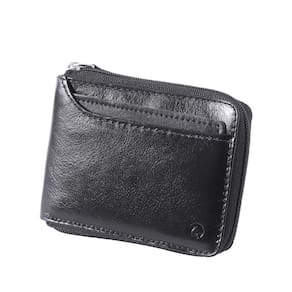 Carteira Masculina Couro Legítimo Com Zíper Couro50 188