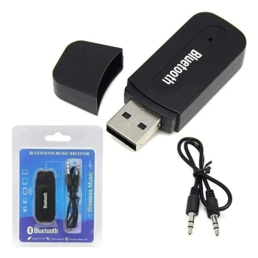 Adaptador Receptor Stereo 2.1 Usb P2 Áudio Músicas Bluetooth