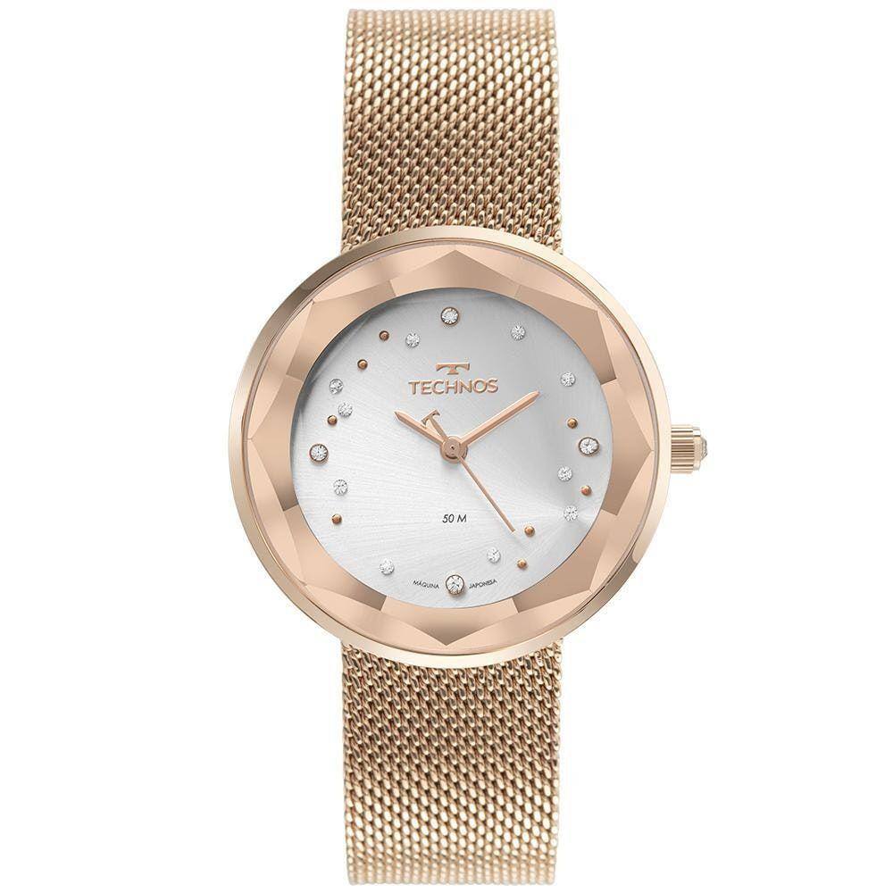 Relógio Technos Feminino Crystal Rose Gl32Ac/1K