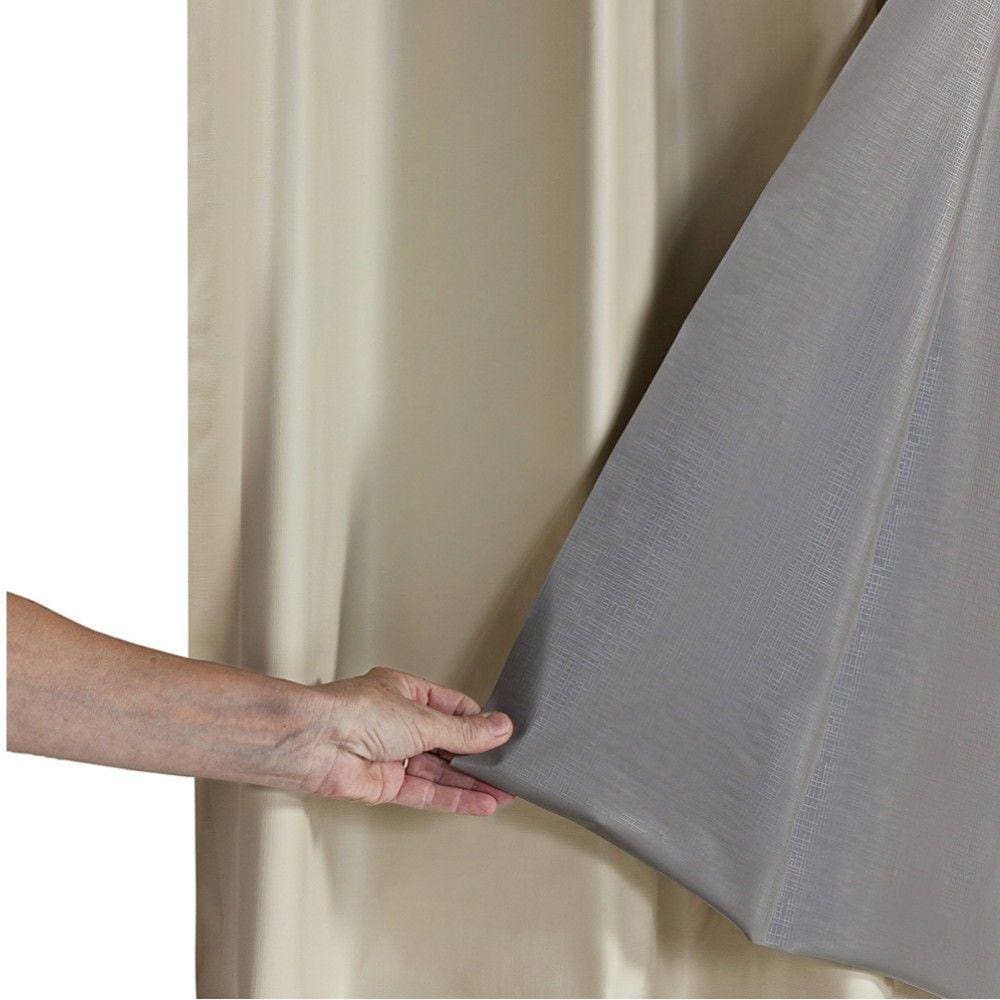 Cortina Blackout Blecaute Pvc com Voil Tecido 2,80 M X 2,30 M em 4 Opções de Cores - Casa Dona