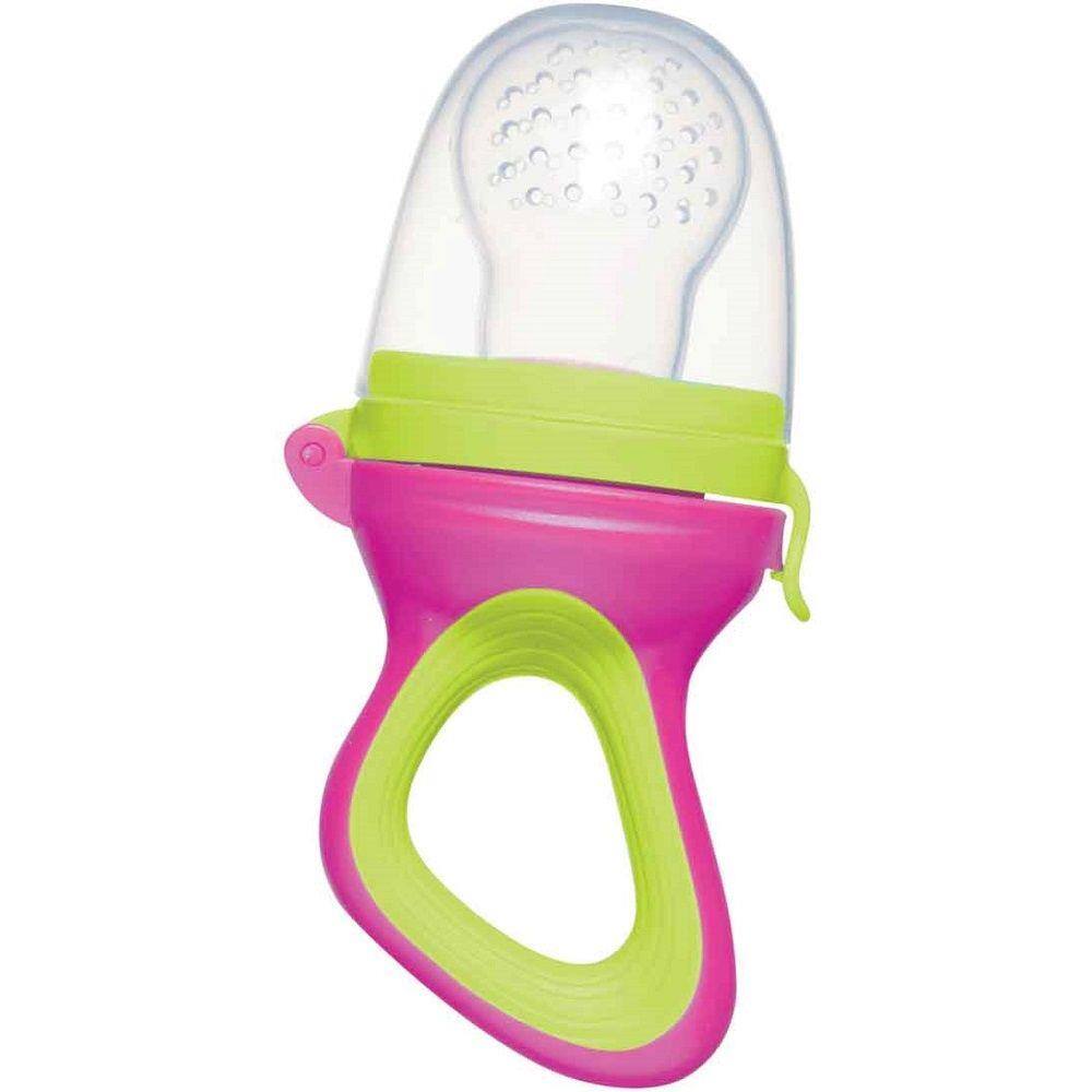 Chupeta Alimentadora Porta Frutinha Buba Rosa