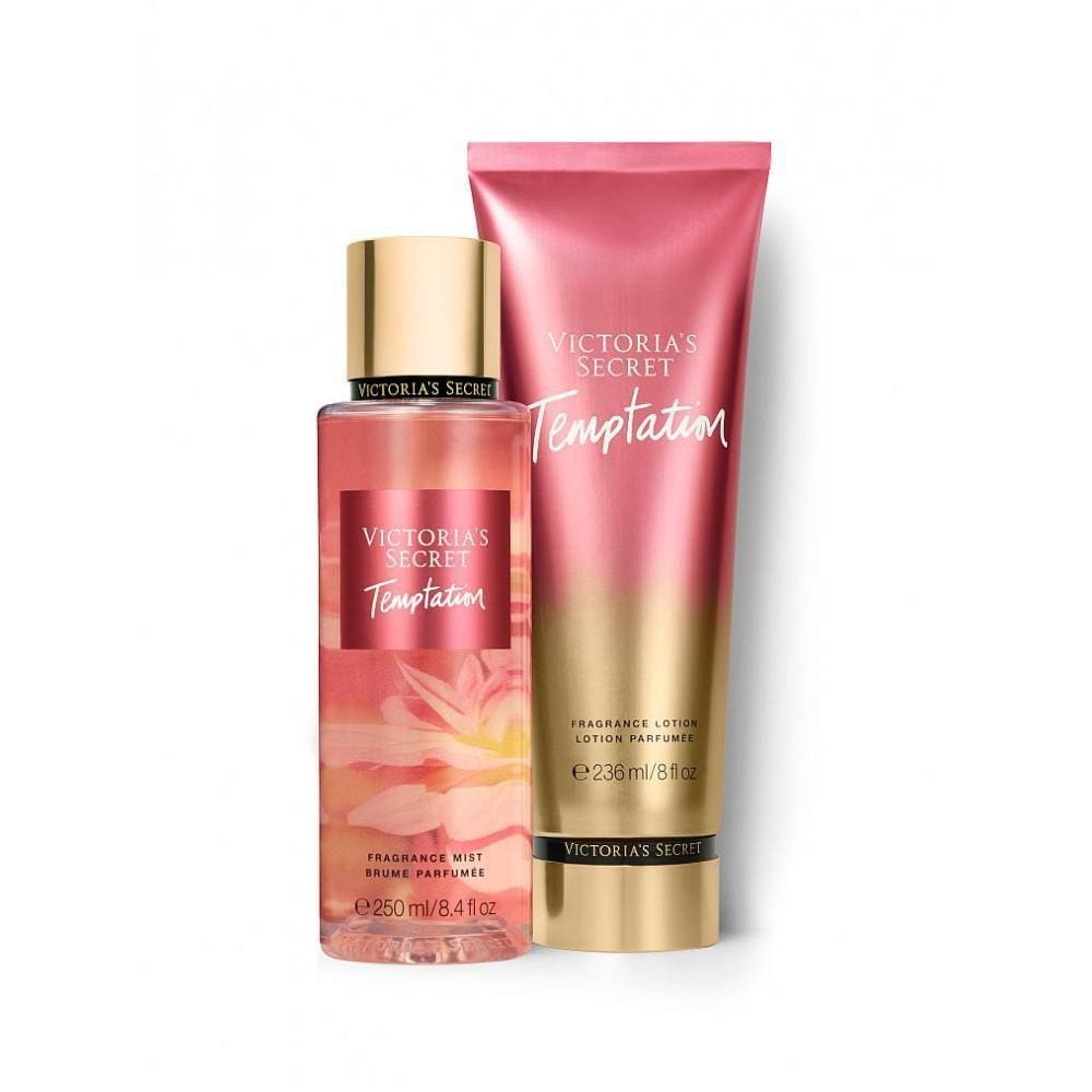 Kit Body Splash + Creme Temptation Victoria`S Secret