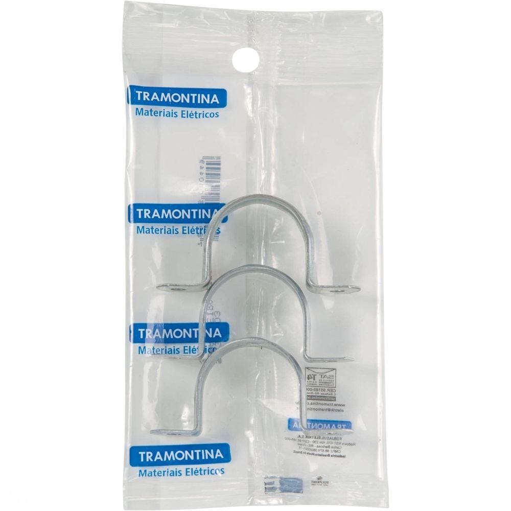 Abraçadeira tipo U 1/2&quot; - embalagem com 3 unidades Tramontina