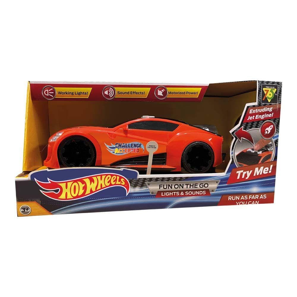 Carro Hot Wheels Turbo com Luz e Som Multikids - BR1431