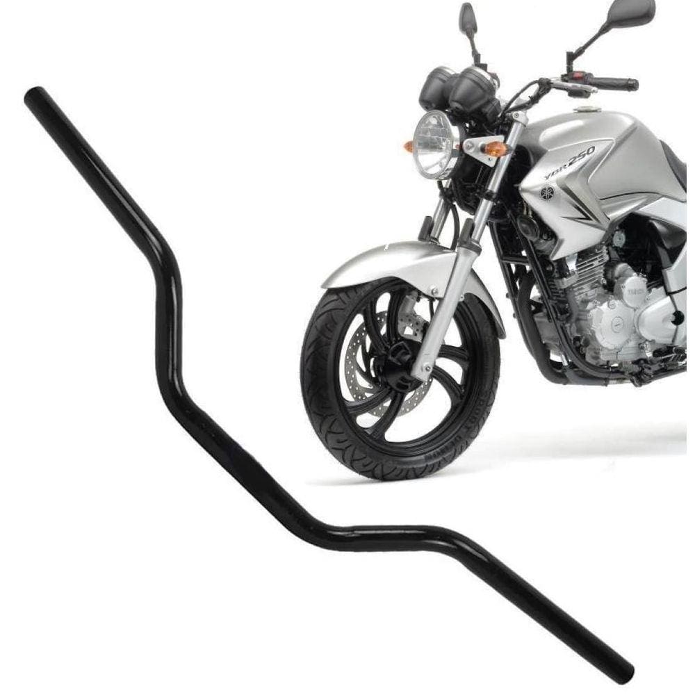 Guidao Preto Reforçado Yamaha Ys Fazer 250 De 2005 Ate 2017