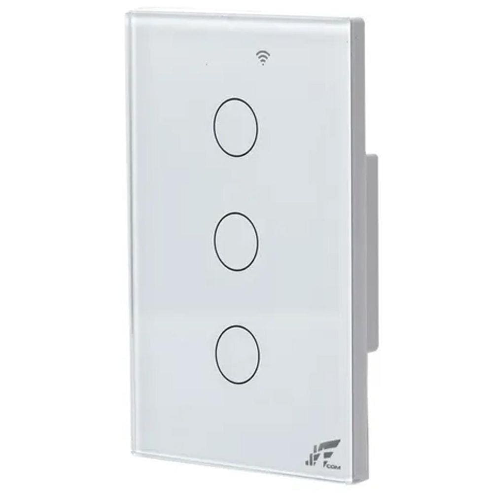 Interruptor Inteligente Wifi 3 Botão-Touch Smartonoff Parede