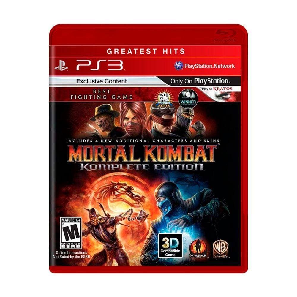 Mortal Kombat Komplete Edition PS3 - LISTA TODOS PERSONAGENS / ALL  CHARACTERS COSTUMES 