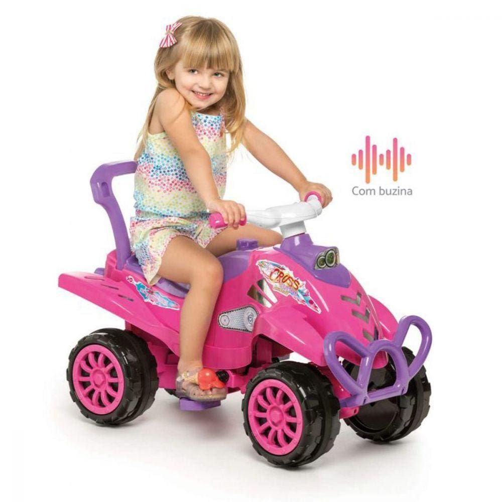 Veículo para Bebê Cross Calesita Pink