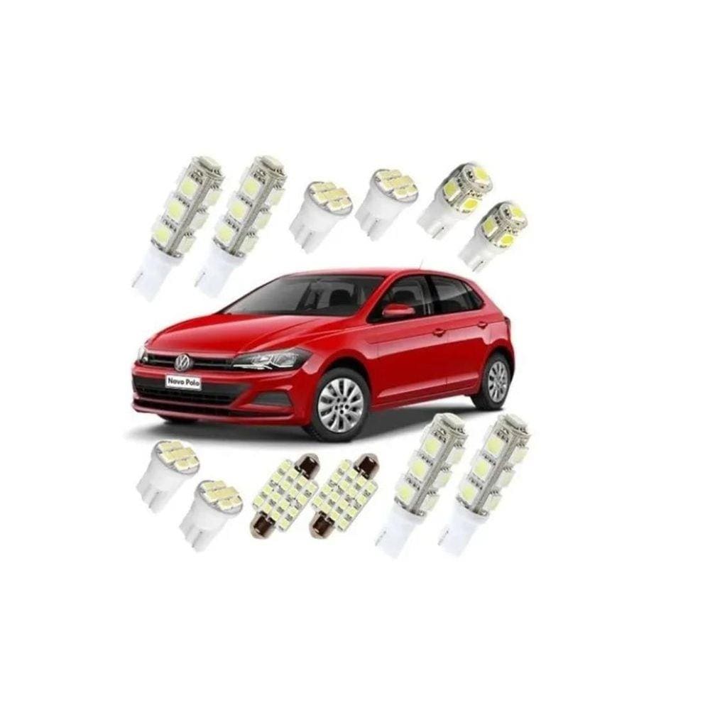 Novo Polo Kit Lampadas Led 2017 2018 Pingo Teto Ré