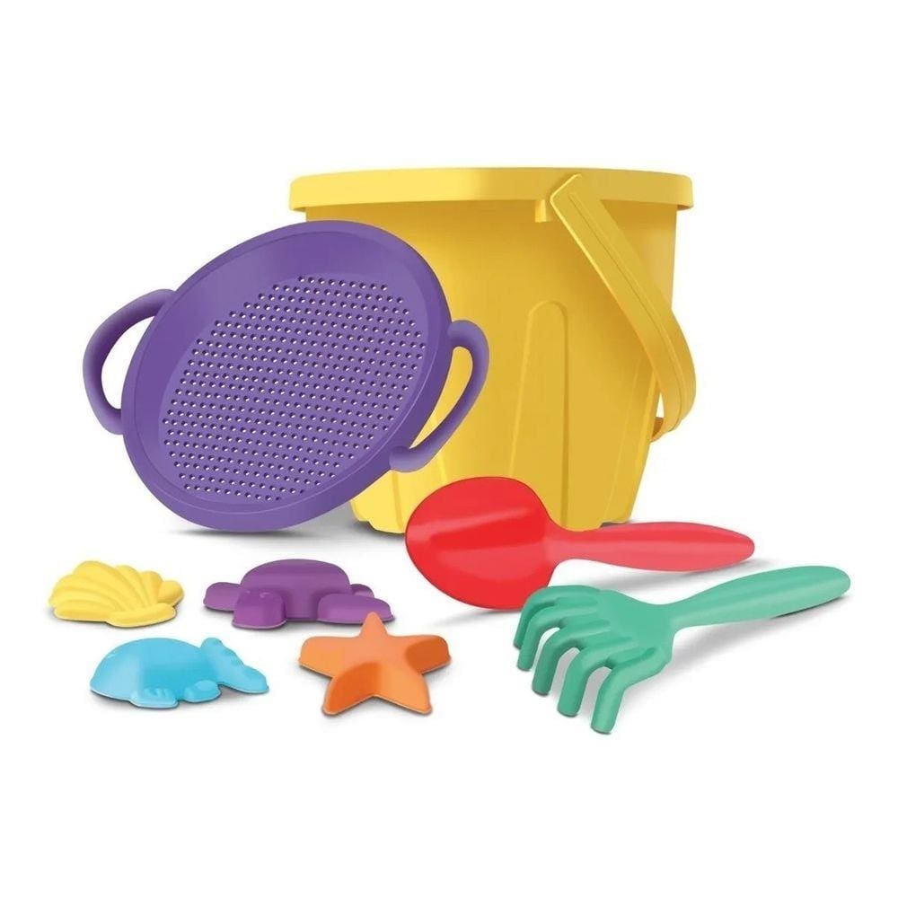 Baldinho Diver Praia Pá/rastelo + 4 Forminhas - Divertoys