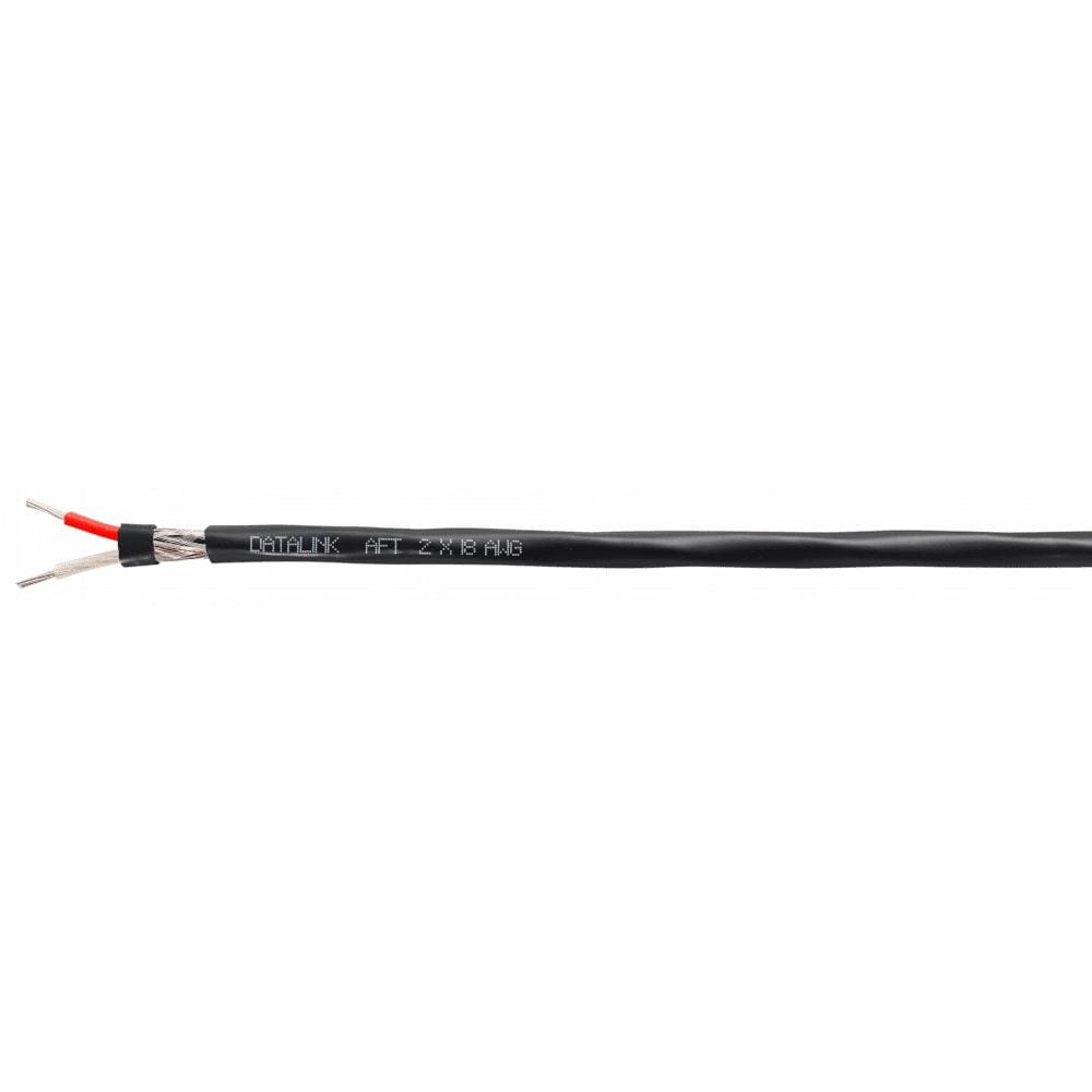 Cabo Shield Blindado Afdatalink 0,82mm 300V 100 Metros Preto 2X18AWG