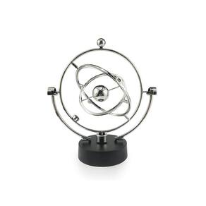 Pendulo De Newton Cinético Giratório Magnético Cosmo Planeta Enfeite Decoração Mesa Escritório Sala