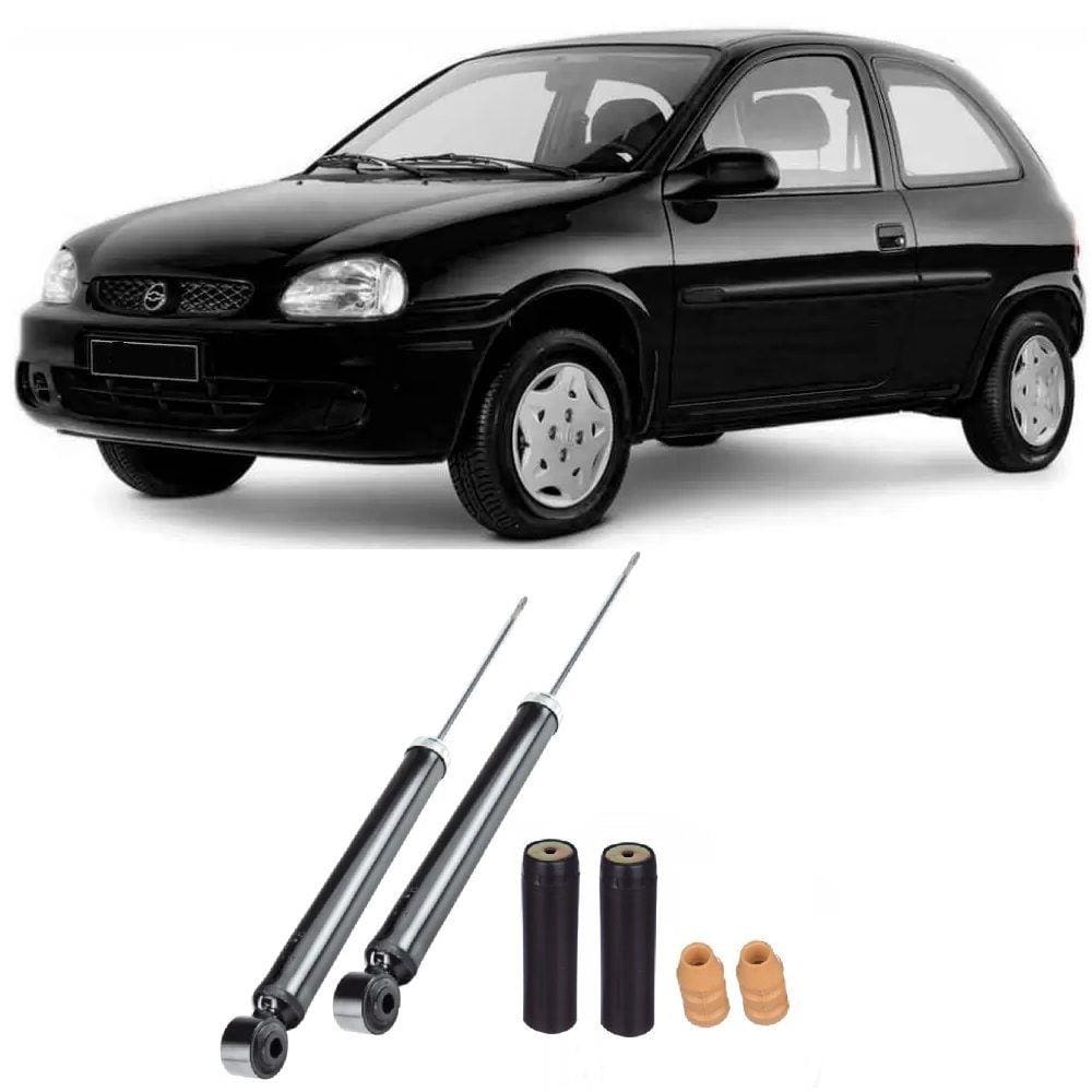 Amortecedor + Kit Batente Chevrolet Corsa Traseiro 1994 Até 2002 O Par