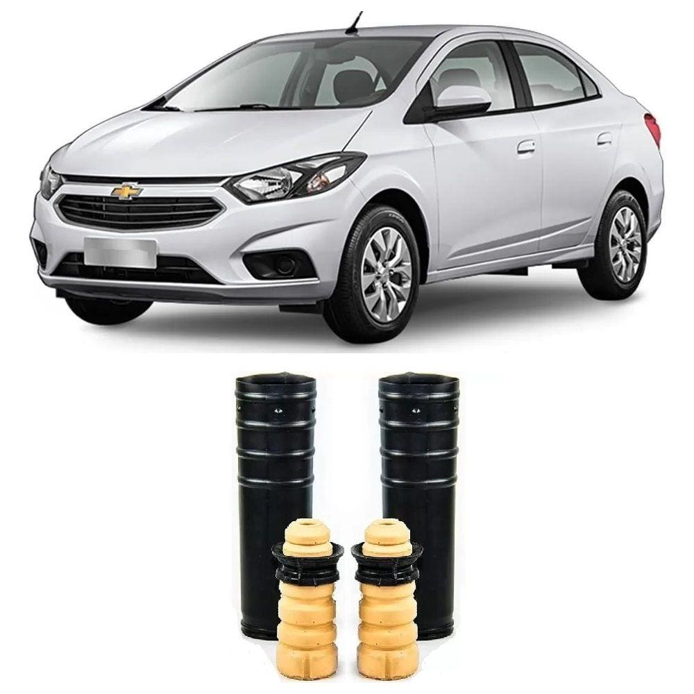 Kit Batente Chevrolet Prisma Traseiro 2013 Até 2019 O Par