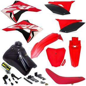 Kit Plástico Elite Crf 230 Carenagem Tanque Torneira Number Next