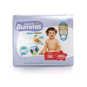 FRALDA CAPRICHO BUMMIS Noturna Lílas XXG DE 15 Á 25 KG