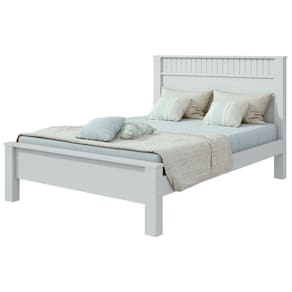 Cama Casal Athenas Plus Lopas - Branco - ByMobille