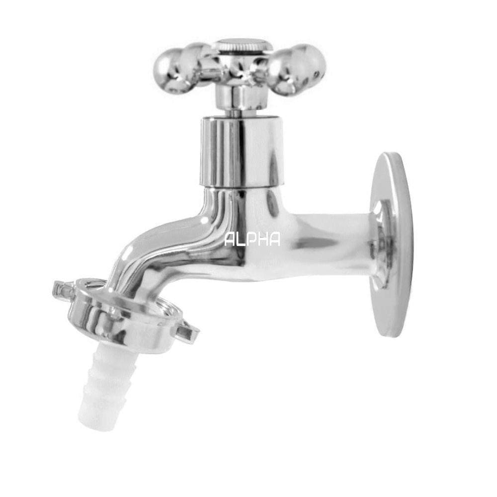 Torneira Para Jardim Tanque Metal Alavanca Cromada 1128 C33