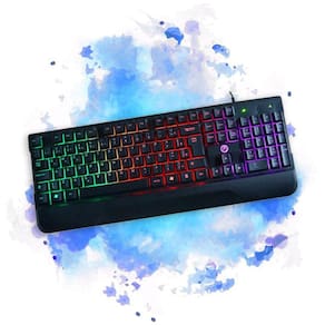 Teclado Gamer Usb Brazil-Pc Semimecanico Bpc-K7038