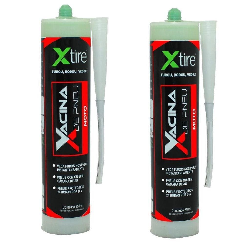 Anti Furo Selante Pneus Com Sem Câmara Xtire 2 Frascos 250Ml