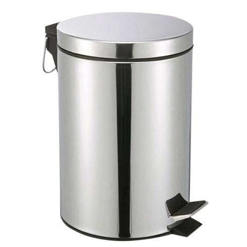 8080- Lixeira Inox Com Pedal 3 Litros