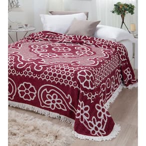 Colcha Canelada P/ Cama Casal Chenille Jolitex 220x240cm Bruna