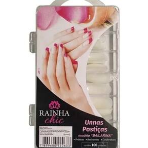 Unhas Postiças Bailarina Branca Com 100